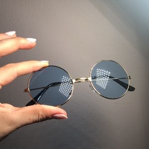 BLULU - ROUND SUNGLASSES (OCEAN BLUE)